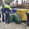 Alcuni controlli della polizia locale a Lignano