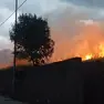 Le fiamme ad Artegna