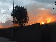 Le fiamme ad Artegna