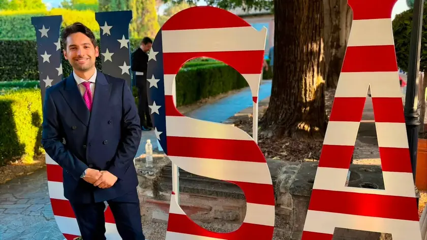 Il consigliere pordenonese a Villa Taverna a Roma