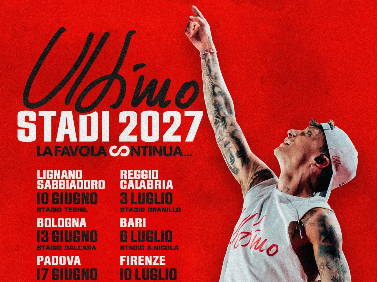 Ultimo nel 2027 tornerà a Nordest con due date a Lignano e Padova