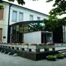 L'ingresso della sede di Cordenons dell'Istituto d'arte Galvani.