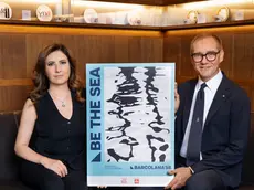 Cristina Scocchia e Mitja Gialuz con il nuovo manifesto di Serse Roma