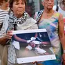 Le immagini della manifestazione in via dell'Orologio (Foto Massimo Silvano)