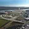 Un rendering legato all’area in cui potrebbe sorgere l’impianto di termovalorizzazione di San Giorgio di Nogaro.