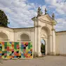 Il "modulo della tranquillità" posizionato a Villa Manin