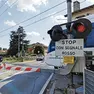 Uno dei passaggi a livello presenti in città a Udine