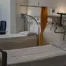 Una stanza degenza del nuovo ospedale di Pordenone