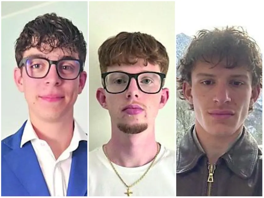 Da sinistra, Jacopo Marcuzzo, Daniele Londero e Felix Nickles Cosme