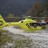 Un intervento dell’elicottero a Tramonti in una foto d’archivio