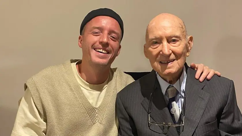 Aldo Ruffati assieme al nipote Jean Bressan
