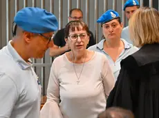 Lorena Venier, rea confessa per l'omicidio del figlio Alessandro, in Aula