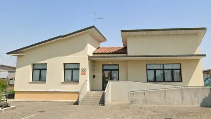 La sala polifunzionale di via della Villa, a Bonzicco di Dignano