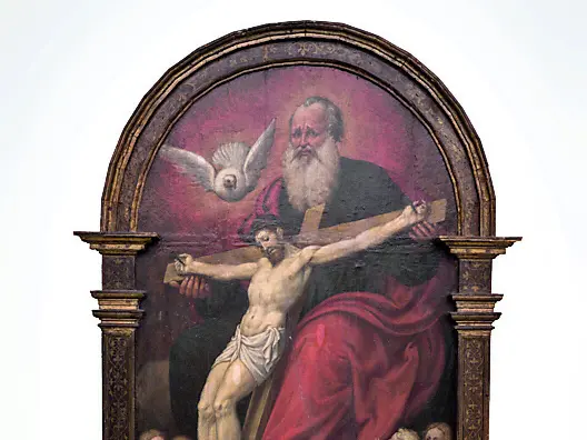 La pala della Trinità realizzata da Pomponio Amalteo nel 1558
