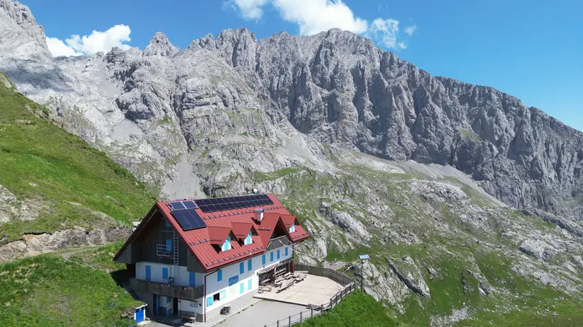 Il rifugio Marinelli come si presenta oggi