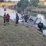 Le ricerche del ragazzo disperso. Foto Petrussi