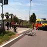 I soccorsi intervenuti per l'incidente a Zoppola