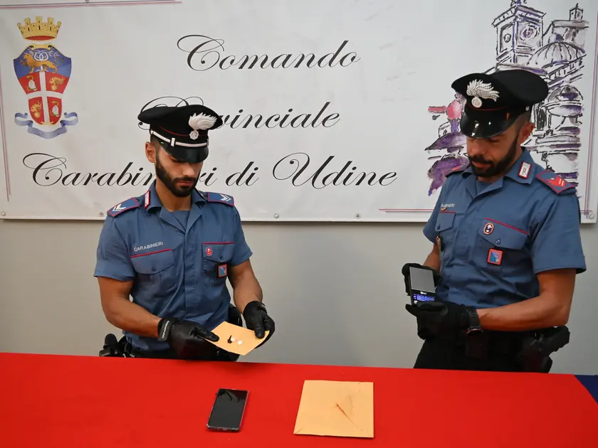 L'operazione dei carabinieri di Udine