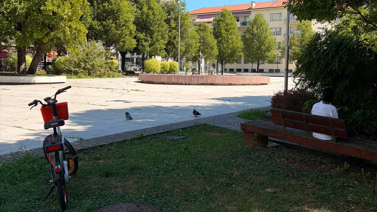 Piazza Risorgimento a Pordenone