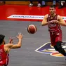 Stefano Bossi con Denzel Valentine due anni fa insieme a Trieste