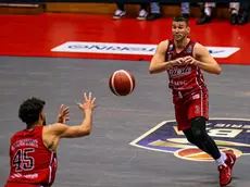 Stefano Bossi con Denzel Valentine due anni fa insieme a Trieste
