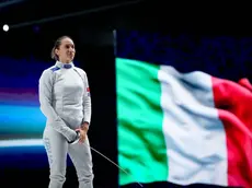 Giulia Rizzi ai mondiali di Hong Kong (foto Federscherma)