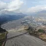 Un’immagine aerea del Tagliamento in secca nel 2023