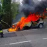 L'intervento dei vigili del fuoco a Povoletto