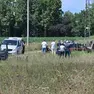 Il luogo del ritrovamento in una canaletta in via Biauzzo a Codroipo