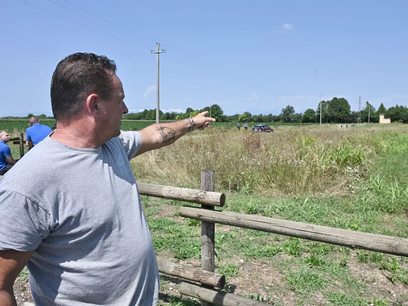 L’operatore Denis Venuto (Petrussi)