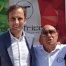 A sinistra Spartà accanto al presidente Fedriga, a destra il bar Frecce Tricolori