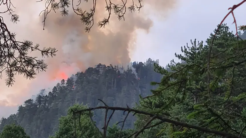 L'incendio a Malborghetto