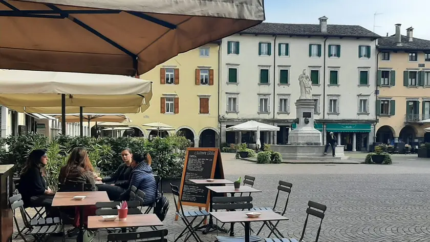 Piazza Paolo Diacono a Cividale