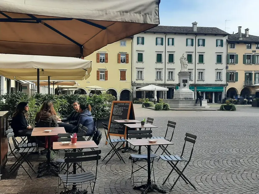Piazza Paolo Diacono a Cividale