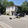 Scontro tra un'auto e una motocicletta ad Aviano