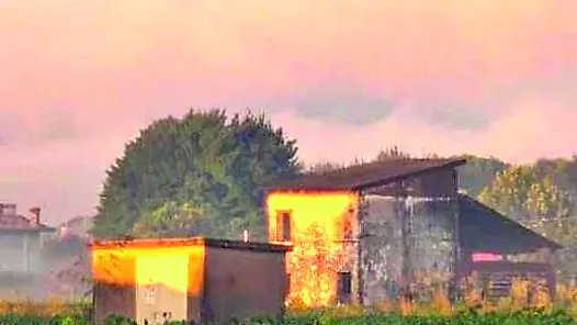 Così a San Vito al Tagliamento (F.Pin MeteoFvg Segnalazioni)