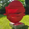 Due opere di Luciano Ceschia: Disco Rosso ed Edipo