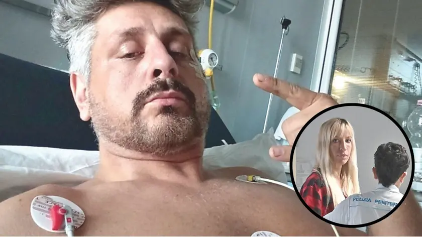Cristian Dulcinati si trova ancora ricoverato nell’ospedale di Udine. Nel tondo, Sara Comand
