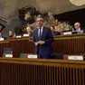 L'assessore alle Autonomie loclai Pierpaolo Roberti in Consiglio regionale