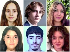 In alto, da sinistra: Gaia Bidinotto, Giovanni Parisi, Mariam Basilone. In basso, Fany Gnesutta, Ilyes Bougandoura, Giulia Schiff