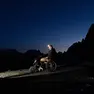 Luca Da Prato durante la scalata, fotografato da Marco Ray