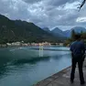 I carabinieri della stazione di Montereale Valcellina sul pontile