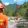 Uno degli elicotteri impegnati nel Pordenonese