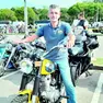 Adriano Manzan in una immagine felice tratta dal suo profilo Fb