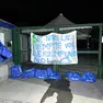 La protesta inscenata recentemente davanti alla sede