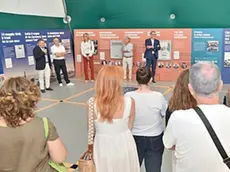 L’inaugurazione della mostra per gli 80 anni del Messaggero Veneto al PalaPineta di Lignano