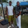 Skylar Spencer con il grande ex dell’Apu Xavier Johnson