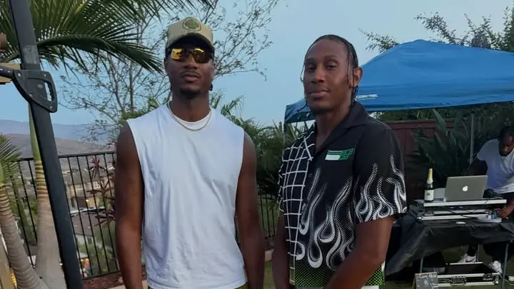 Skylar Spencer con il grande ex dell’Apu Xavier Johnson