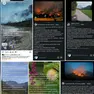 Gli screenshot dei social sugli incendi in Carnia