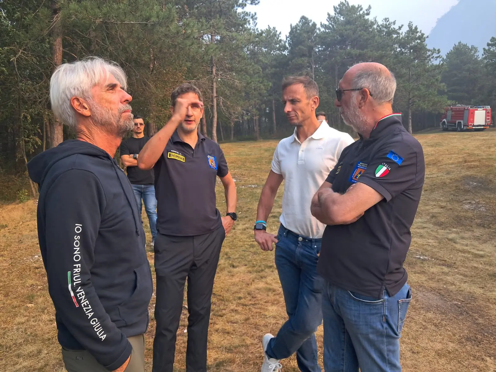 Sul posto, per la gestione dell’emergenza, il sindaco Vicentini, il presidente Fedriga e l’assessore Riccardi